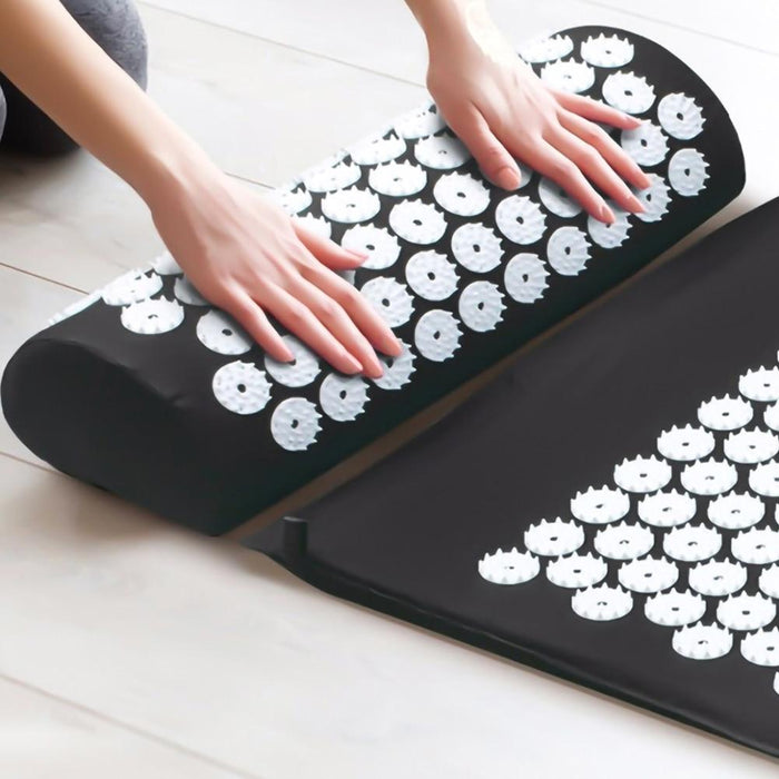 Acupressure Muscle Relief Yoga Mat + Pillow